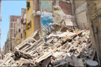  وقوع مصابين في انهيار منزل في قرية شيبة بالزقازيق