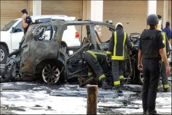  انفجار سيارة مفخخة بأحد شوارع القطيف بالسعودية