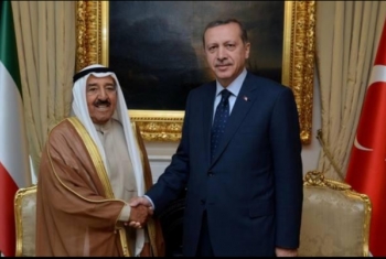  مباحثات ثنائية بين أردوغان وأمير الكويت حول أزمة 