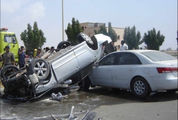  مصرع 5 أشخاص في حادث تصادم بطريق كفر الشيخ دسوق