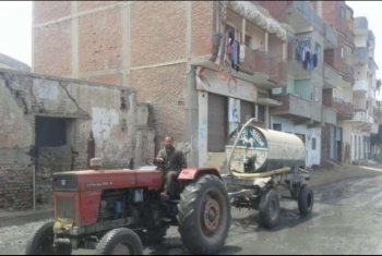  مياه الصرف الصحي تنتشر في شوارع قرية العراقي وسط غياب الوحدة المحلية