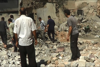  طيران الأسد يشن غارات على مناطق بدمشق والغوطة الشرقية