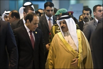  لهذة الأسباب يلتقي ملك البحرين بالسيسي قبل القمة العربية