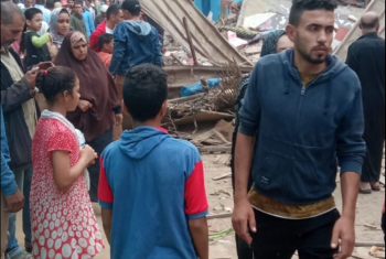  إصابة 6 مواطنين في انهيار جزء من منزل قرية بالزقازيق