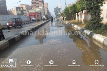  بالصور .. غرق شوارع أبوكبير بمياه الأمطار وسط تقاعس المسؤولين