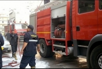  حريق في مخزن للأجهزة الكهربائية في الحسينية
