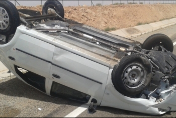  الحسينية.. إصابة 16 شخصا في حادث تصادم 3 سيارات بالظواهرية