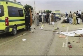  إصابة 7 أشخاص فى حادث تصادم على الطريق الإقليمى إتجاه العاشر من رمضان .