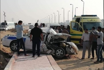  حادث مروع بالعاشر من رمضان ونقل المصابين إلى مستشفى بلبيس العام
