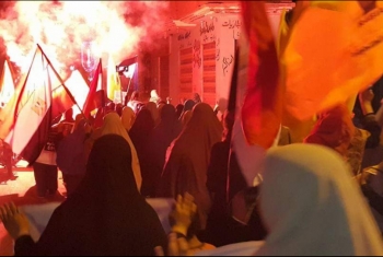  مسيرة حاشدة لثوار ديرب نجم تطالب بعودة الشرعية