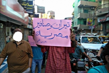  منيا القمح.. مسيرة تندد بإعدام شباب المنصورة وبيع الجزيرتين