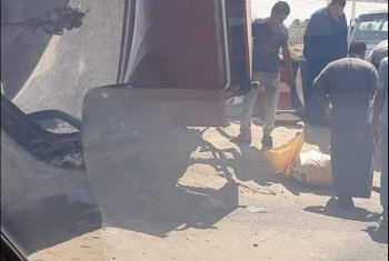  حادث مروري على طريق بلبيس العاشر من رمضان