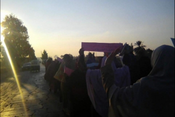  بالصور.. مسيرة حاشدة على طريق «الزقازيق - بلبيس» تنديدا بممارسات الانقلاب