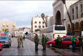  هجوم  يستهدف القصر العدلي في دمشق
