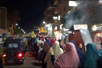  ثوار أبوحماد ينطلقون في مسيرة ضد الانقلاب
