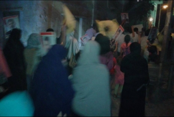  مسيرة ليلية لثوار قري السكاكرة تحيي صمود الرئيس مرسي
