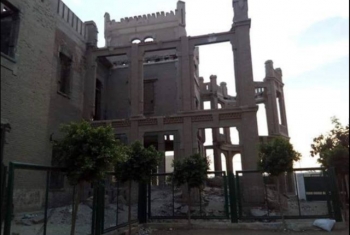  قصر الملك فاروق في بلبيس يهدد طلاب المدارس (صور)
