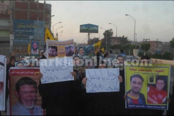  بالصور.. أحرار فاقوس يحتشدون بمسيرة حاشدة للمطالبة بإسقاط النظام