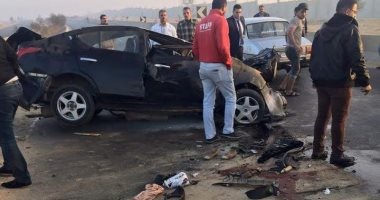  إصابة 5 أشخاص في تصادم سيارتين بأبو حماد