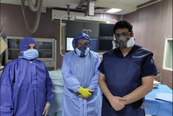  إجراء عملية قلب لمصاب كورونا بمستشفى الأحرار التعليمي