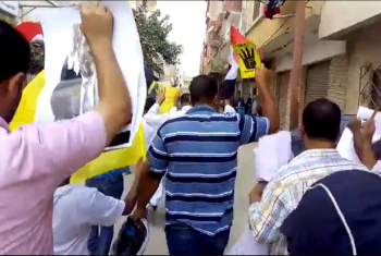 ثوار العامرية بالإسكندرية يحتشدون بمسيره حاشده رفضا للانقلاب