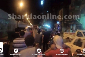  مسيرة ليلية لشباب الزقازيق تندد بجرائم الانقلاب