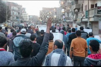  مسيرة لثوار منيا القمح تدعم حق الغلابة