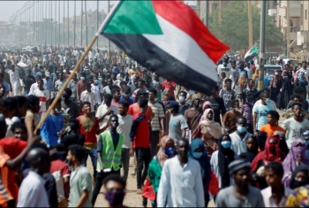  تظاهرات في السودان أمام القصر الرئاسي