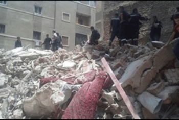  انهيار ثلاثة عقارات في انفجار اسطوانة بوتاجاز بالإسكندرية