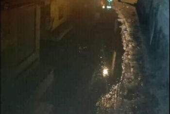  تسريب مياه الصرف تمنع سكان قرية في بلبيس من التعقيم ضد كورونا (صور)