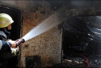  عاطل يشعل النيران في  منزل والدته بأولاد صقر بسبب خلافات عائلية