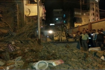  إصابة 16 مواطنًا إثر انهيار عقار في أسوان