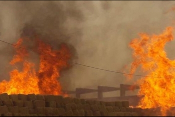  حريق بمصنع لتصنيع أسطوانات الغاز بالعاشر من رمضان