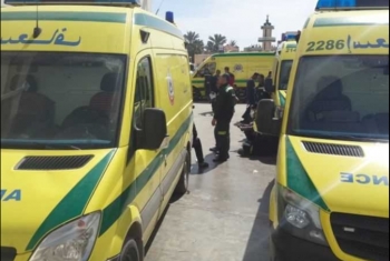  إصابة 7 أشخاص في حادث تصادم بطريق بلبيس- القاهرة الصحراوي