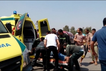  إصابة 4 أشخاص بحادث تصادم دراجتين ناريتين في أبوحماد