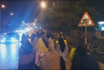  مسيرة لثوار ديرب نجم تندد بالانقلاب العسكري