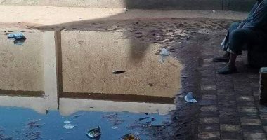  مدرسة كفر الباشا بديرب نجم تعوم في بركة من الصرف الصحي