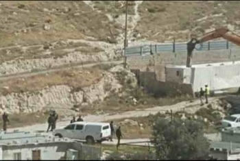  سلطات الاحتلال تهدم منشآت سكنية في القدس