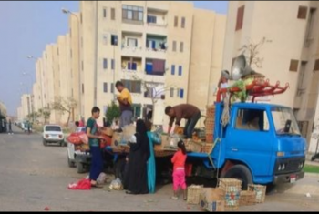  عربة خضار تتسبب في إزعاج سكان مدينة العاشر من رمضان