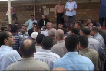  إضراب عمال المصرية للكبريت بالعاشر من رمضان