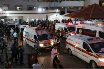  قصف إسرائيلي للطابق العلوي لأحد مباني مستشفى الشفاء
