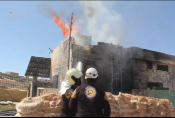  مقتل 14 مدني واستهداف مستشفى بقصف جوي على ريف إدلب