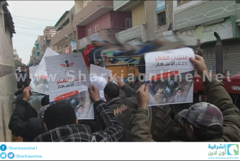  بالصور.. قرية الرئيس مرسي تنتفض في الذكرى السابعة لثورة يناير