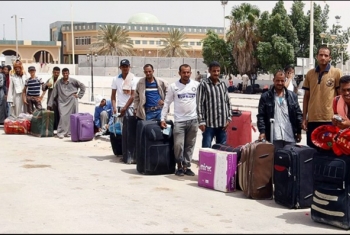  عودة 340 مصريا من ليبيا عبر منفذ السلوم خلال 24 ساعة