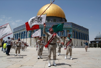  الفلسطينيون يحتفلون بذكرى الإسراء والمعراج في القدس الشريف