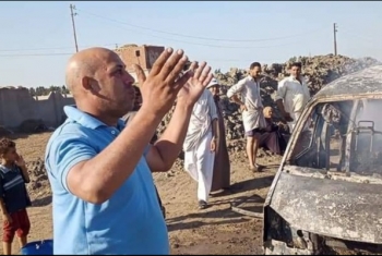 الحسينية.. العناية الإلهية تنقذ سائق بعد اشتعال النار بسيارته