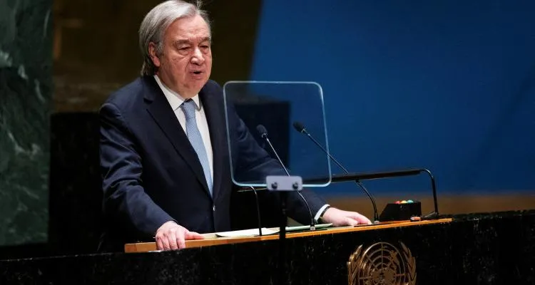 رسالة القائم بأعمال المرشد العام إلى الأمين العام للأمم المتحدة 