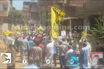  ههيا.. مسيرة بقرية الرئيس مرسي في جمعة 