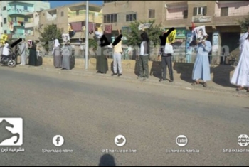  أحرار الحسينية يواصلون تظاهراتهم لمعارضة حكم العسكر
