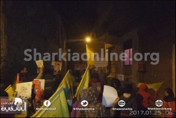  ثوار السكاكرة ينتفضون بمسيرة ليلية في ذكري ثورة يناير